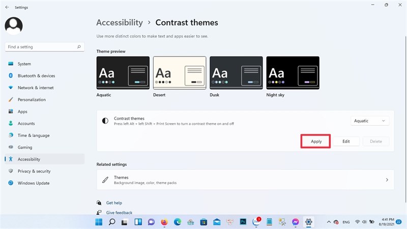 cách thay đổi theme Windows 11 cách thay đổi theme Windows 11
