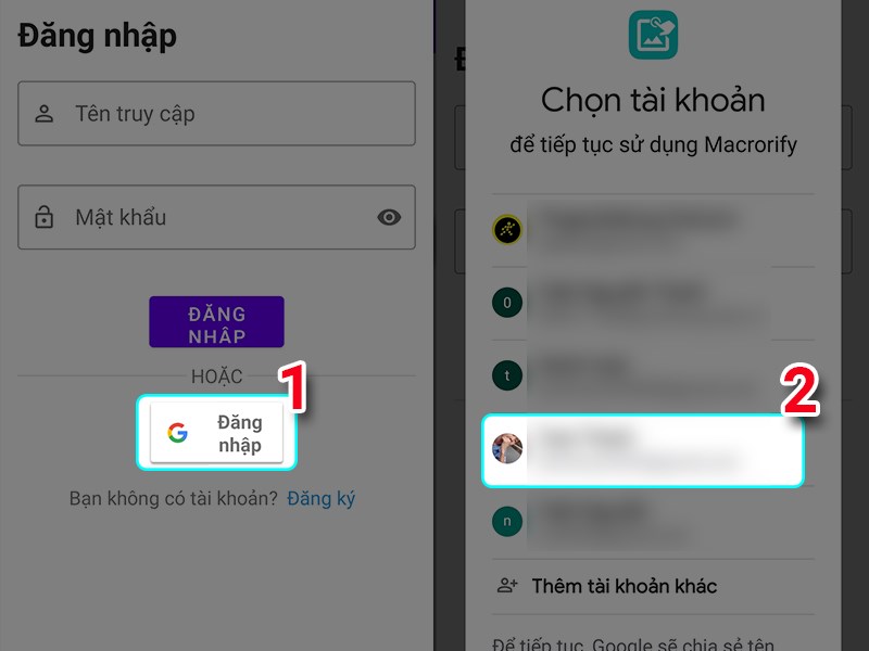 Đăng nhập tài khoản Đăng nhập tài khoản