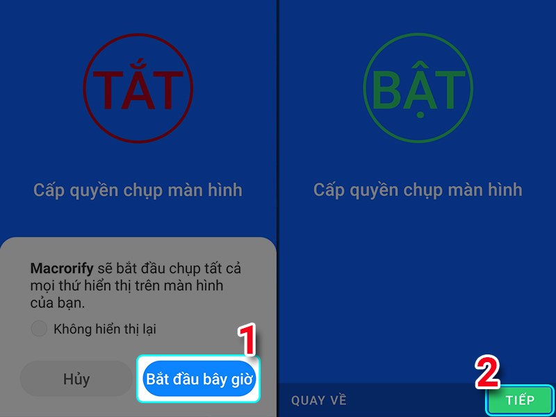Cho phép truy cập Cho phép truy cập