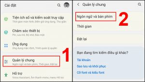 Chọn Ngôn ngữ và bàn phím