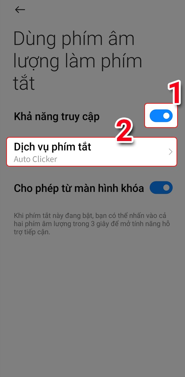 Mở khả năng truy cập Mở khả năng truy cập