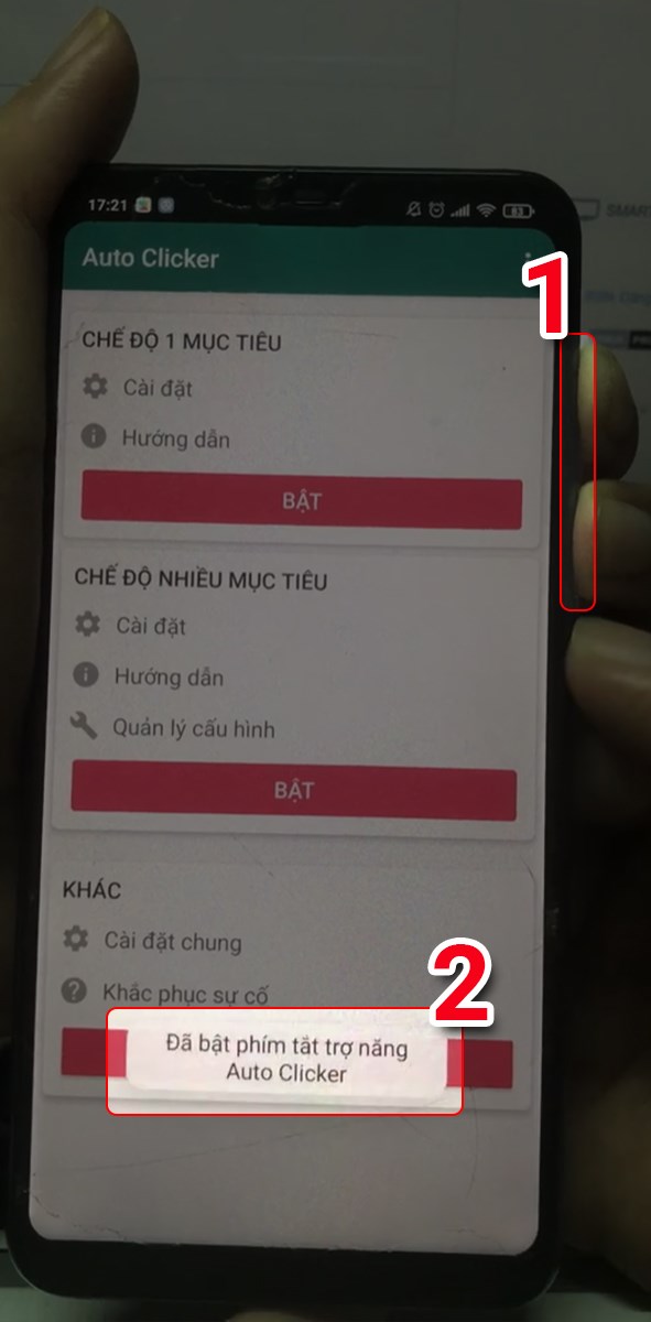 Kích hoạt tính năng Kích hoạt tính năng