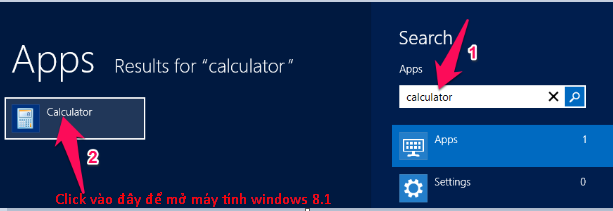 Cách mở nhanh máy tính Calculator trên Windows 7/8.1/10 4