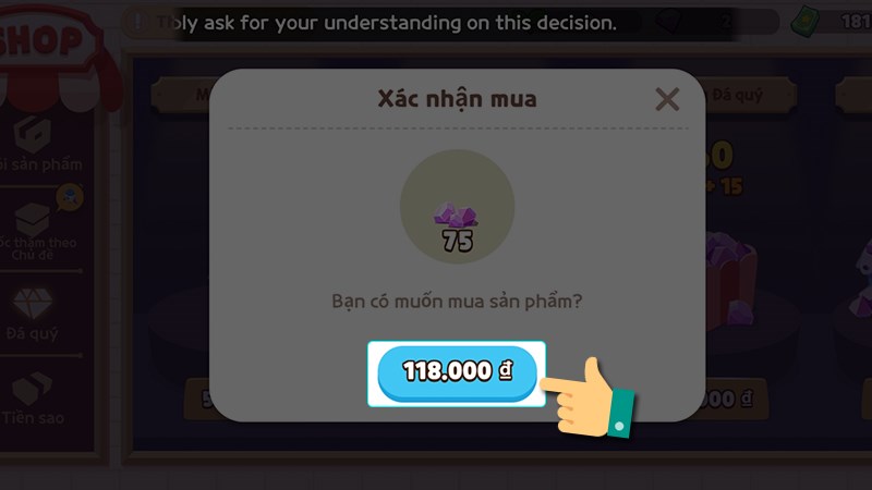 Đồng ý chọn gói Đồng ý chọn gói