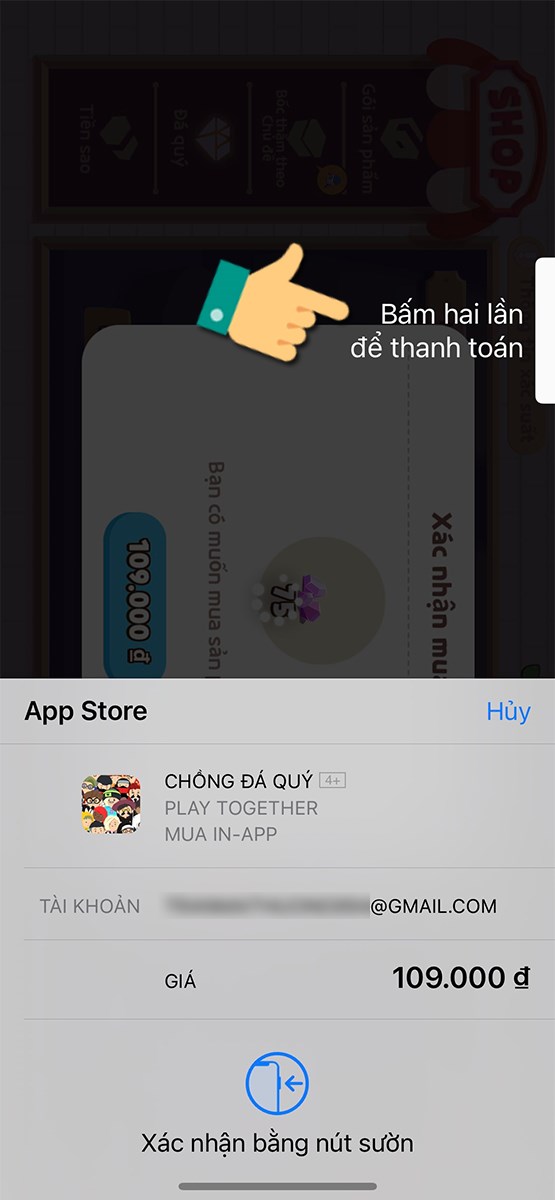 Xác nhận nạp Xác nhận nạp
