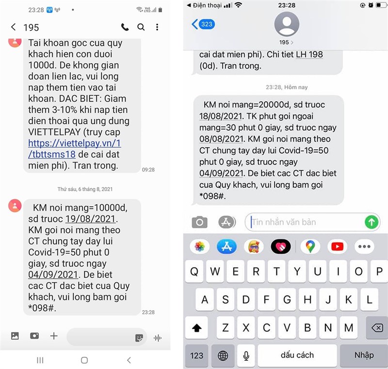 Cách nhận 50 phút nội mạng Viettel và data 4G miễn phí Cách nhận 50 phút nội mạng Viettel và data 4G miễn phí