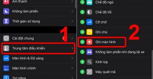 Thêm tính năng Ghi màn hình