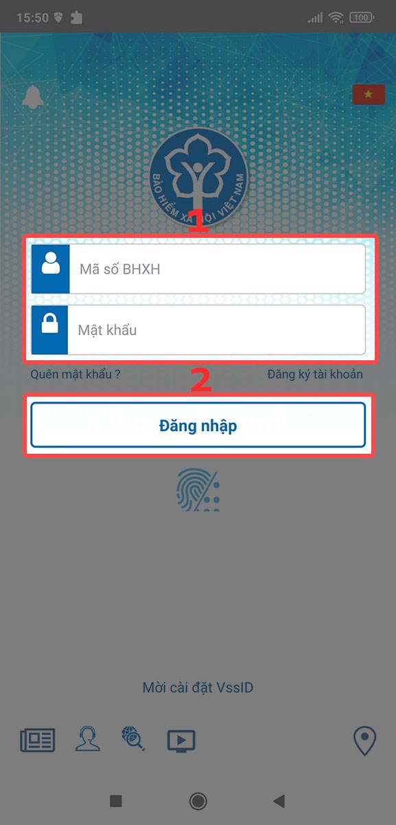Đăng nhập tài khoản và mật khẩu Đăng nhập tài khoản và mật khẩu