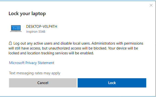 Cách sử dụng tính năng định vị tìm máy tính Windows 10 bị mất 11