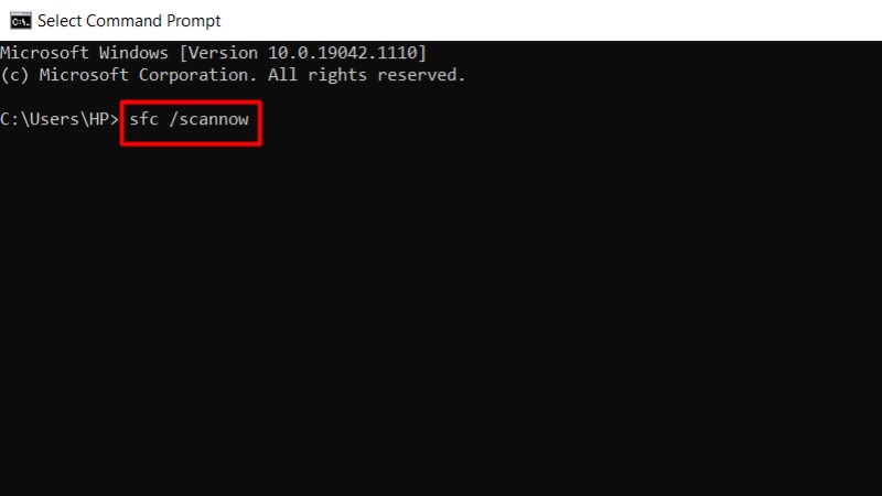 Nhập lệnh và Windows sẽ tiến hành kiểm tra các file bị lỗi Nhập lệnh và Windows sẽ tiến hành kiểm tra các file bị lỗi