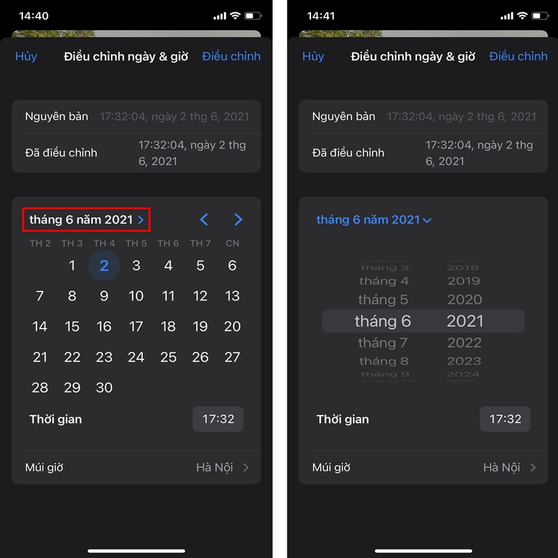 Cách sửa ngày giờ trên ảnh iPhone Cách sửa ngày giờ trên ảnh iPhone