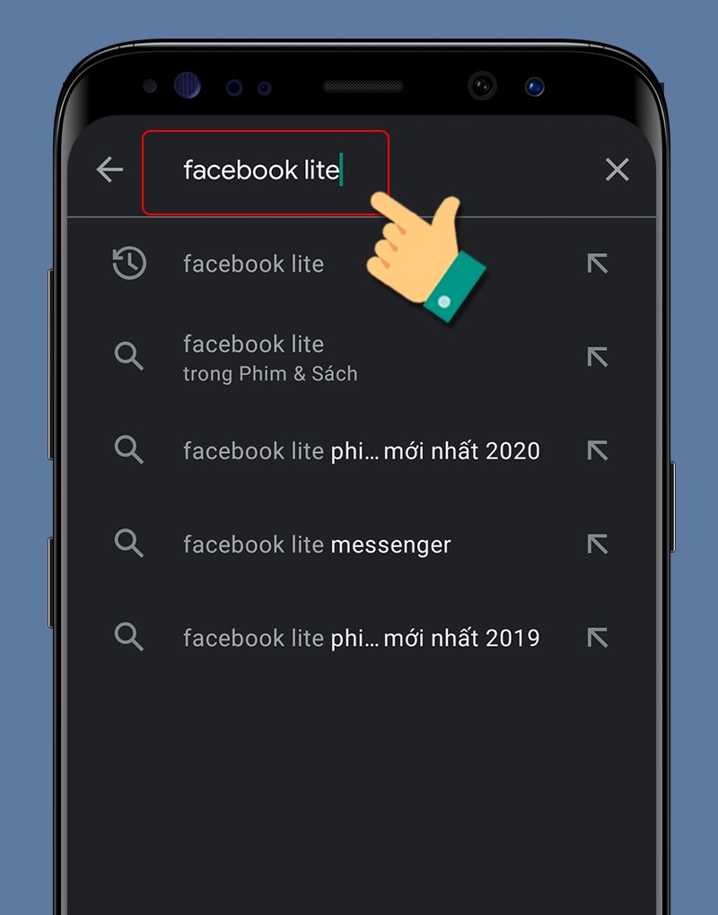 Tìm kiếm Facebook Lite trong CH Play Tìm kiếm Facebook Lite trong CH Play