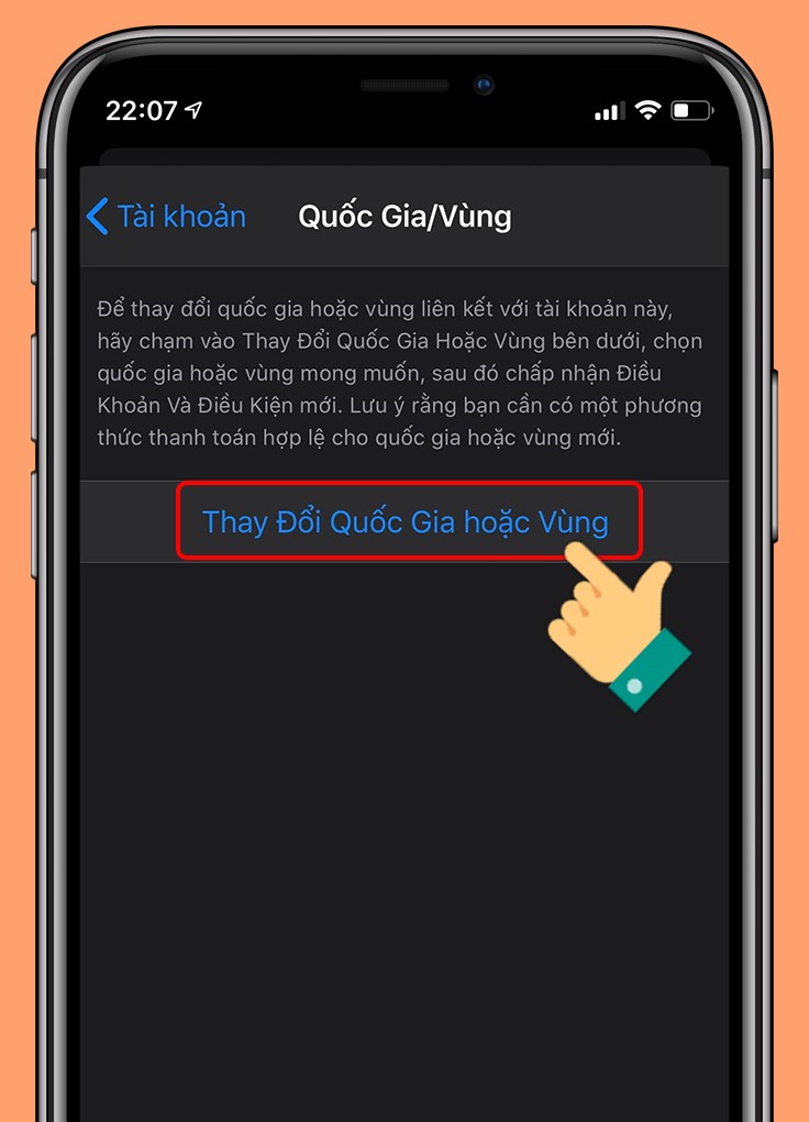 Chọn Thay Đổi Quốc Gia hoặc Vùng Chọn Thay Đổi Quốc Gia hoặc Vùng