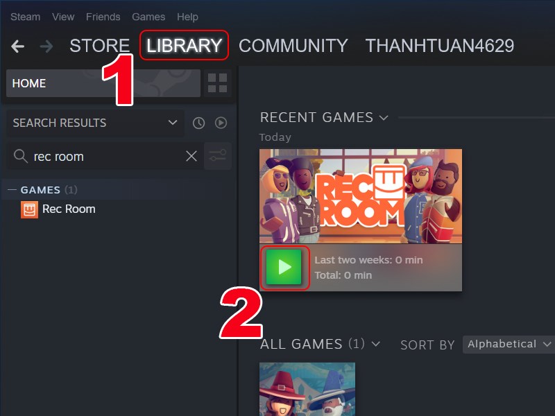 Bắt đầu vào game Bắt đầu vào game