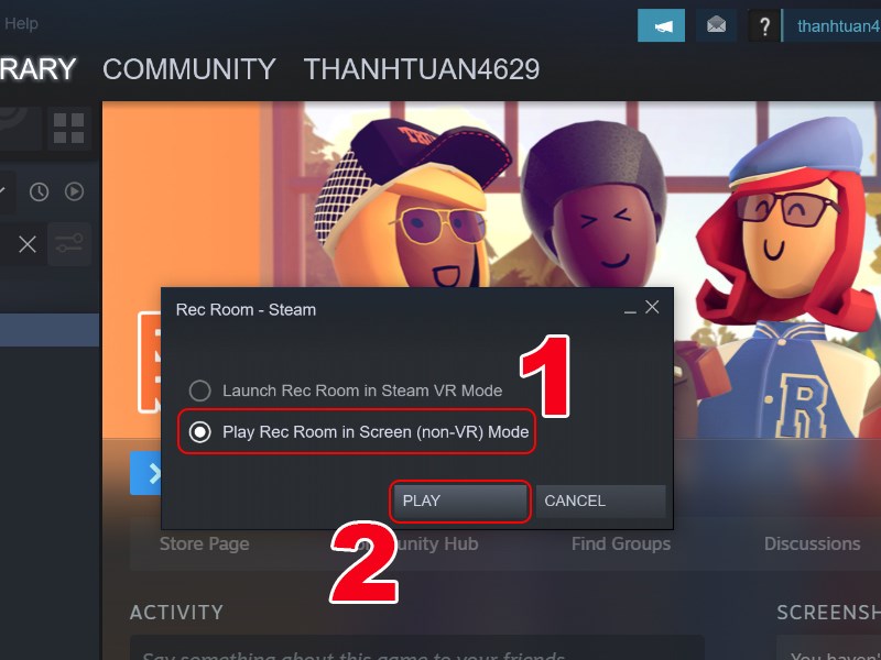 Chơi game với các chế độ Chơi game với các chế độ
