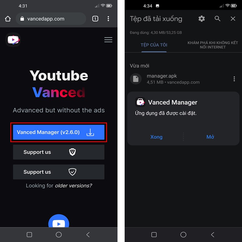Cách tải YouTube Vanced v16.29.39 mới Cách tải YouTube Vanced v16.29.39 mới