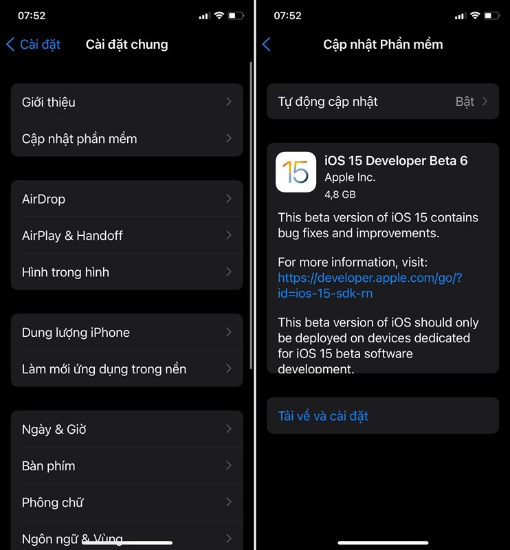 cách cập nhật iOS 15 beta 6 cách cập nhật iOS 15 beta 6