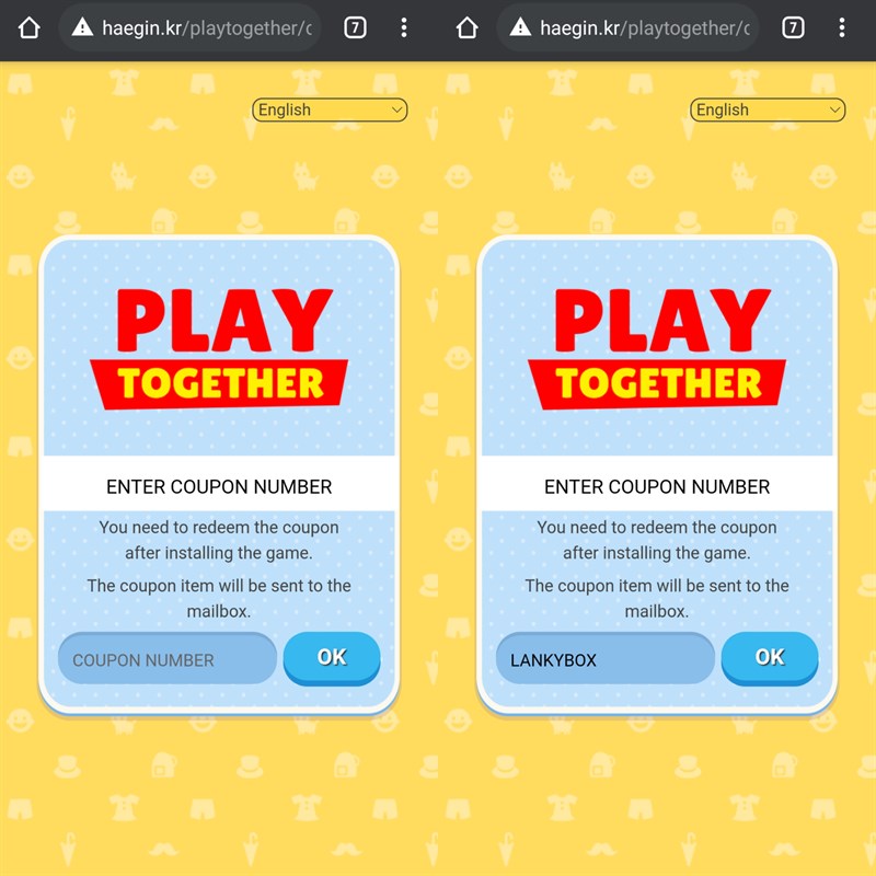 cách nhập code Play Together cách nhập code Play Together