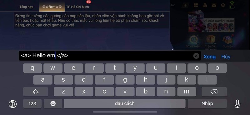 cách viết chữ xanh trong Liên Quân cách viết chữ xanh trong Liên Quân