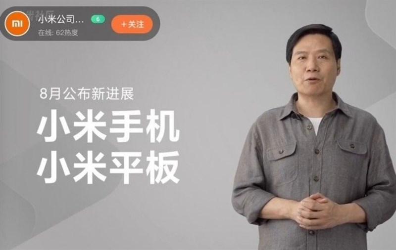 CEO Xiaomi gợi ý về việc ra mắt Mi MIX và Mi Tablet mới trong tháng 8 này CEO Xiaomi gợi ý về việc ra mắt Mi MIX và Mi Tablet mới trong tháng 8 này