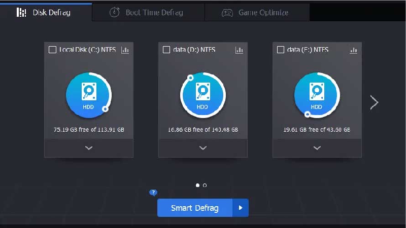 Smart Defrag nâng cao hiệu suất hoạt động ổ cứng