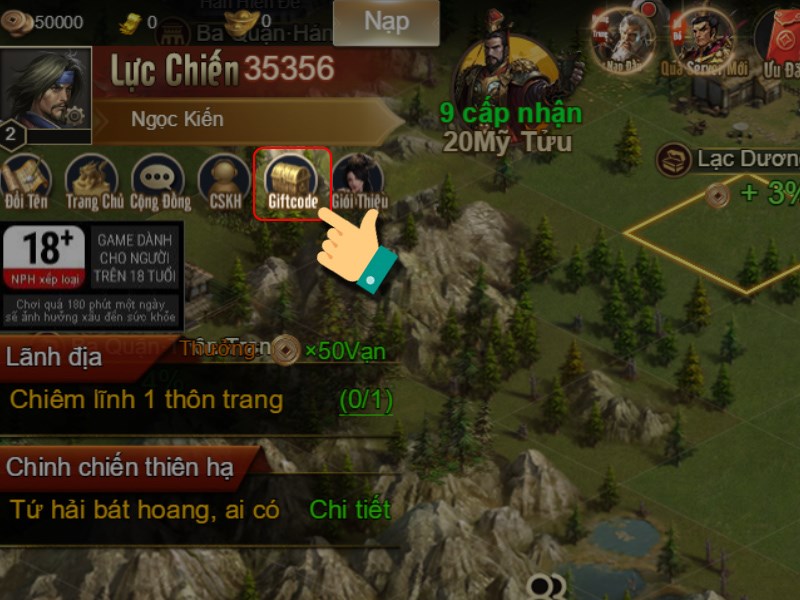 Chọn Giftcode Chọn Giftcode