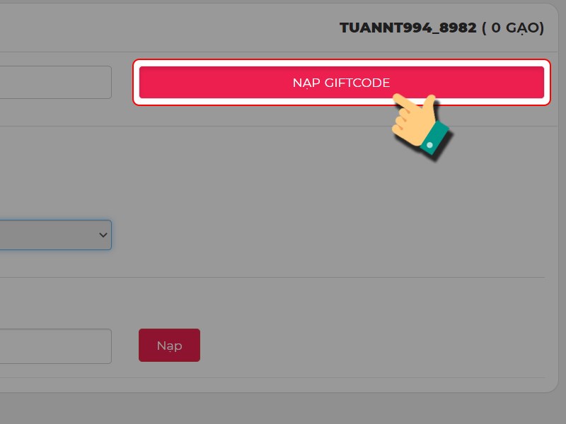 Nạp Giftcode Nạp Giftcode