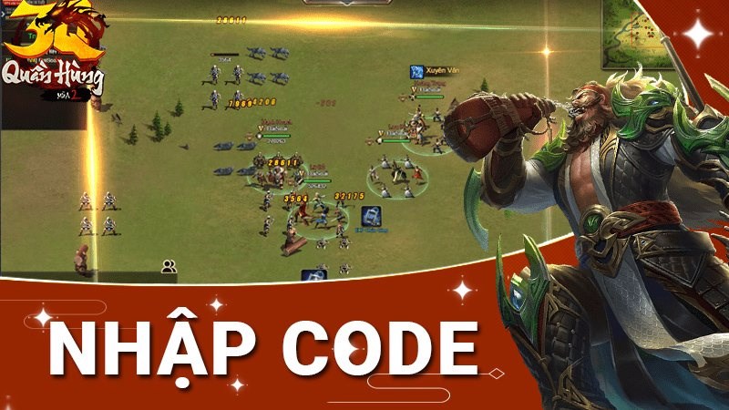 Cách nhập code 3Q Quần Hùng 2 Cách nhập code 3Q Quần Hùng 2