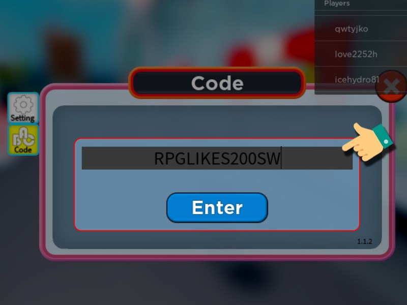 Nhập code để đổi quà Nhập code để đổi quà