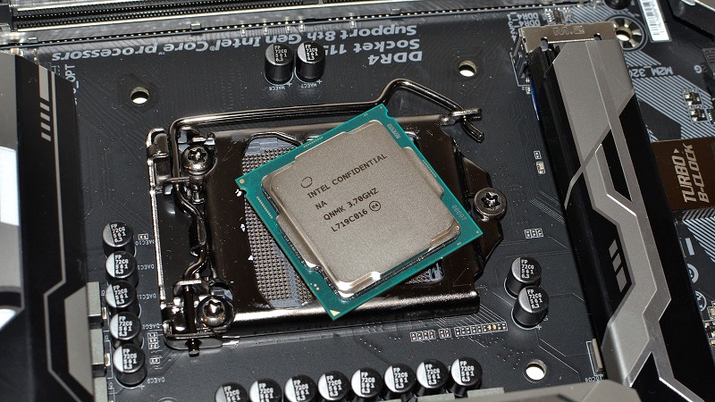 CPU on mainboard CPU on mainboard