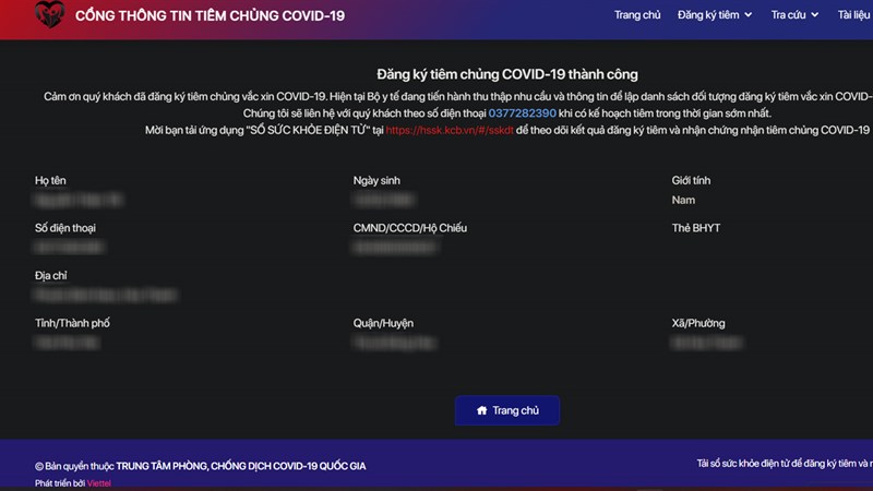 Cách đăng kí tiêm vaccine Covid-19 cho người thân Cách đăng kí tiêm vaccine Covid-19 cho người thân