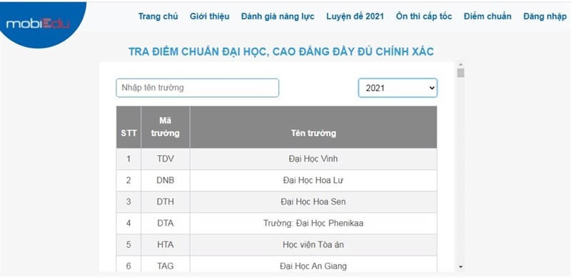 Tra cứu điểm chuẩn đại học 2021 nhanh nhất Tra cứu điểm chuẩn đại học 2021 nhanh nhất
