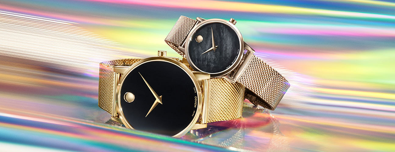 Đồng hồ Movado có điểm nhấn đặc biệt, thu hút ánh nhìn của người khác