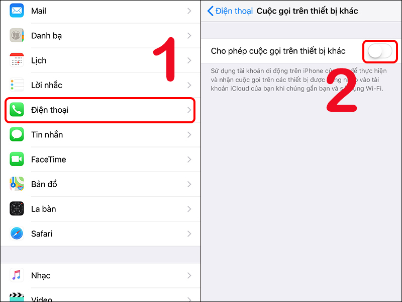 Tắt tính năng đồng bộ cuộc gọi