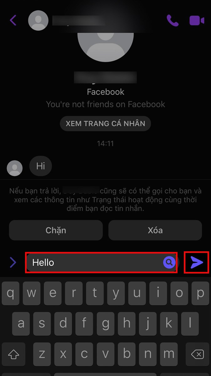 Nhập nội dung vào khung chat > Chọn biểu tượng tam giác để trả lời tin nhắn Nhập nội dung vào khung chat > Chọn biểu tượng tam giác để trả lời tin nhắn