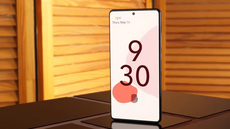 Mặt trước dự kiến của Pixel 6 Mặt trước dự kiến của Pixel 6