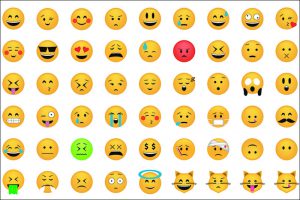Emoji thường được sử dụng trên các mạng xã hội