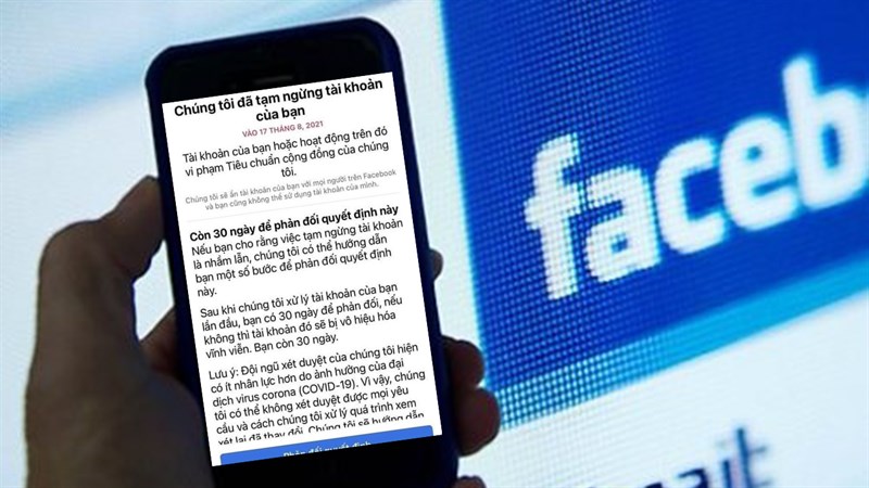 Nhiều tài khoản Facebook tại Việt Nam bị khóa, cẩn trọng mối nguy khác Nhiều tài khoản Facebook tại Việt Nam bị khóa, cẩn trọng mối nguy khác