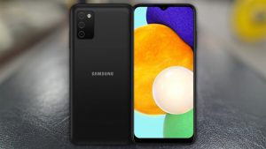 Galaxy A03s lộ ảnh render phiên bản màu đen