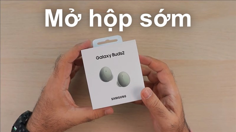 Video mở hộp Galaxy Buds 2 màu ô liu Video mở hộp Galaxy Buds 2 màu ô liu