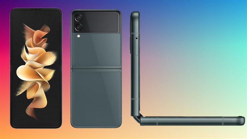 Galaxy Z Flip3 lộ tổng quan thiết kế Galaxy Z Flip3 lộ tổng quan thiết kế
