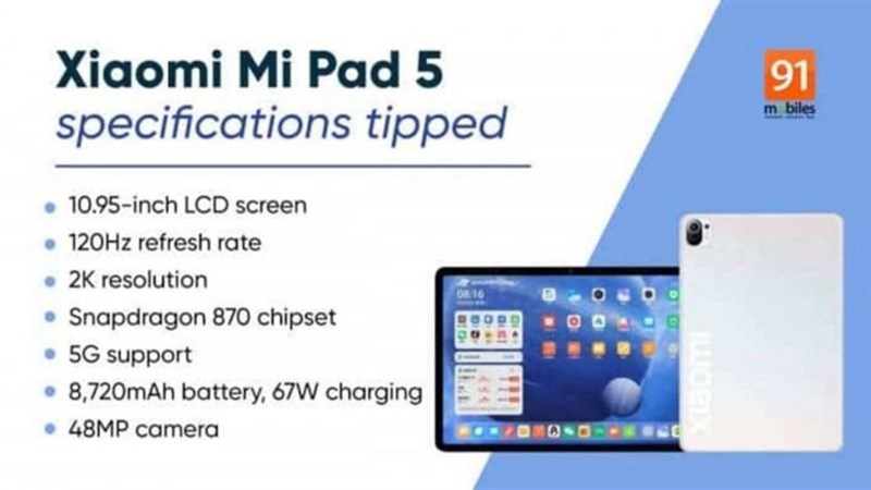 Mi Pad 5 sắp ra mắt với chip khủng lại còn hỗ trợ Smart Pen và bàn phím ‘xịn sò’ đã đủ làm cho các fan của Xiaomi xôn xao? Mi Pad 5 sắp ra mắt với chip khủng lại còn hỗ trợ Smart Pen và bàn phím ‘xịn sò’ đã đủ làm cho các fan của Xiaomi xôn xao?