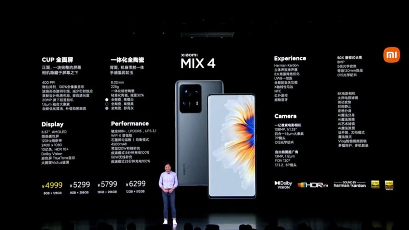 Vừa mới ra mắt Xiaomi MI MIX 4 đã hút hồn MiFans bởi màn hình vô khuyết, cụm camera hầm hố, hiệu năng mới là điểm đáng nói tới Vừa mới ra mắt Xiaomi MI MIX 4 đã hút hồn MiFans bởi màn hình vô khuyết, cụm camera hầm hố, hiệu năng mới là điểm đáng nói tới