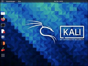 Giao diện hệ điều hành Kali Linux