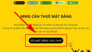 Chọn GỬI MẶT BẰNG CHO THUÊ để điền thông tin