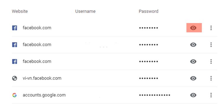 Hướng dẫn cách xem mật khẩu đã lưu trên Chrome, FireFox, trình duyệt web 3