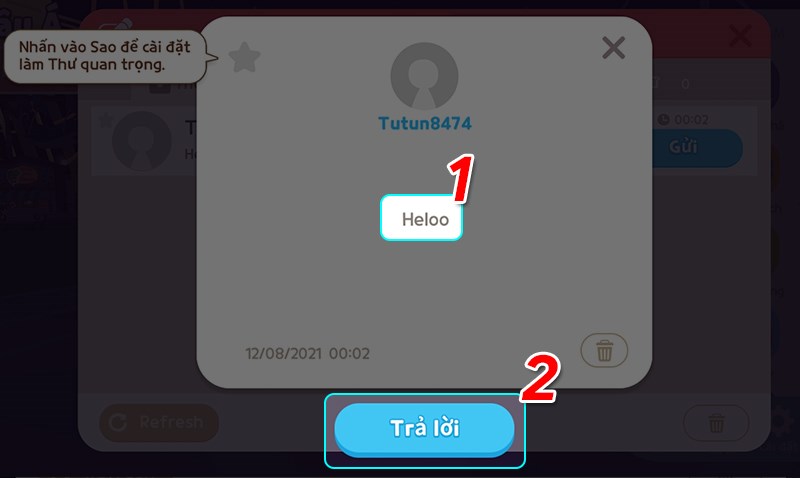 Trả lời tin nhắn Trả lời tin nhắn