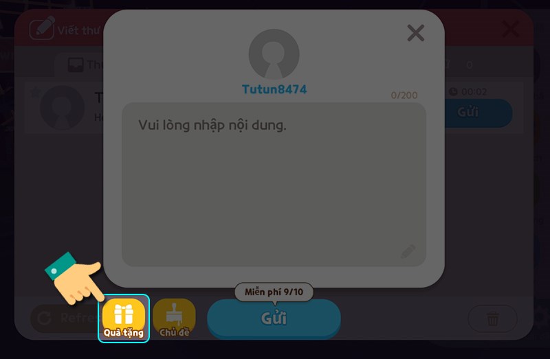 Mục quà tặng Mục quà tặng