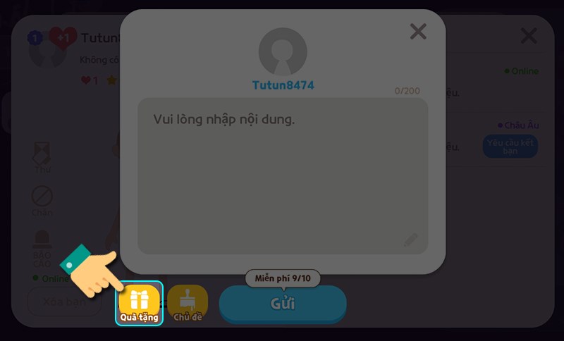 Mục quà tặng Mục quà tặng