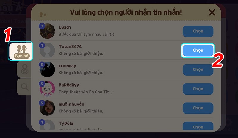 Mục bạn bè Mục bạn bè